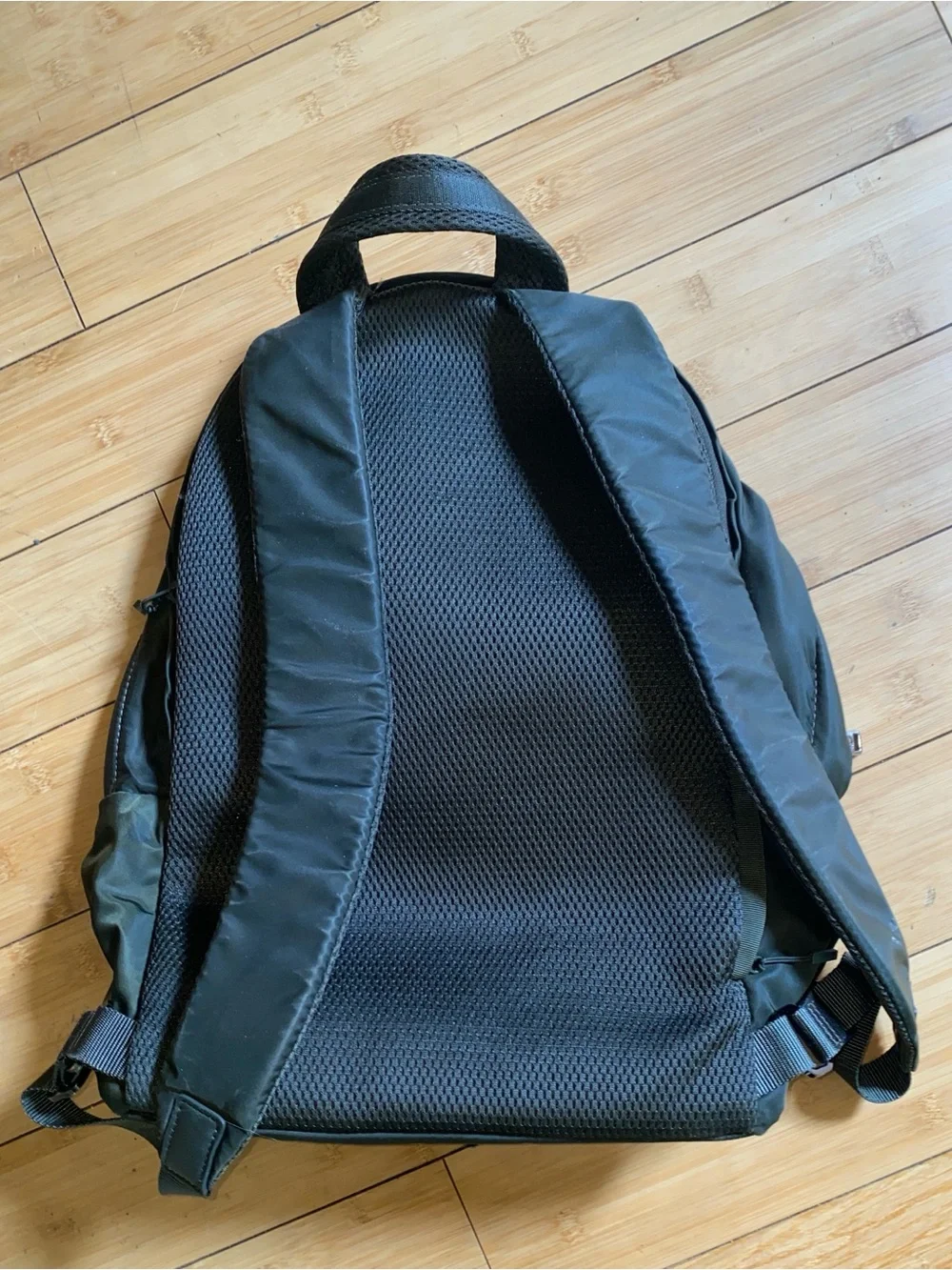 Lululemon dark olive nylon Everywhere Backpack